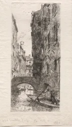 Ponte del Pistor, Venezia, 1880