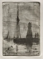 Molo del fiume, 1878