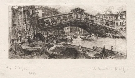 Il Rialto, Venezia, 1880