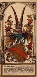 Gli stemmi delle case principesche tedesche: Zähringer