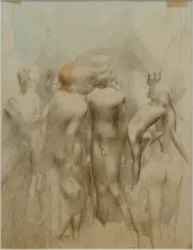 Gruppi di ragazzi nudi all