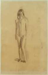 Ragazza nuda con medaglione