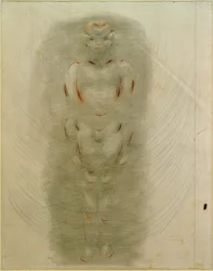 Ragazzo nudo in piedi (dalla serie Rosa)