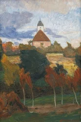 Vista della chiesa di Worpswede