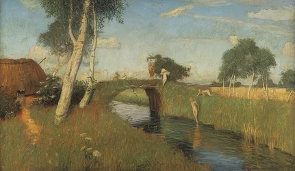 Estate presso il canale della torbiera. 1896