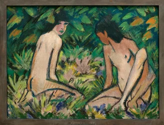 Ragazze giovani nella natura