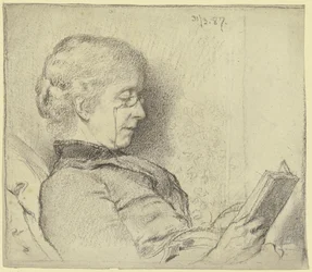 Luise Scholderer che legge
