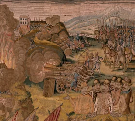 Arazzo fiammingo. Serie Trionfi e battaglie dell