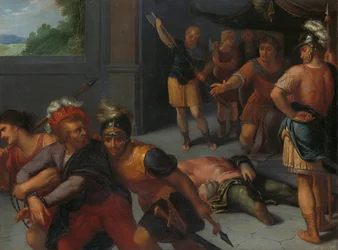 Decapitazione di Claudio Paolo e cattura di Giulio Civile (una delle dodici serie sull