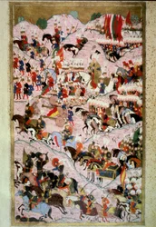 Impero ottomano: Sultan Solimano I detto il Magnifico alla battaglia di Mohacs il 29/08/1526 contro l