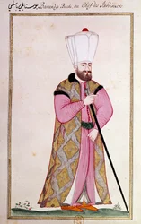 Arte ottomana: capo dei giardinieri del palazzo