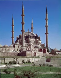 Vista della Moschea di Selimiye (1575)