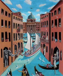 La fuga, 2025 (gesso colorato)