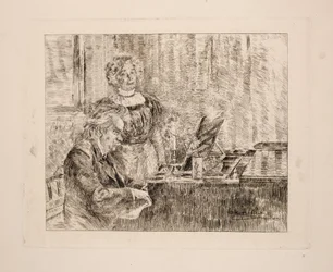 Edvard e Nina Grieg al pianoforte