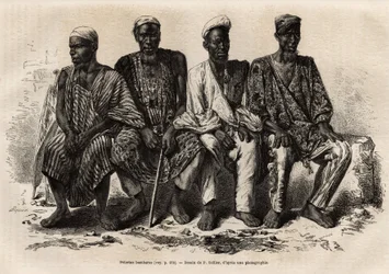 Pellegrini bambara (mollem o guide religiose musulmane), rispettosi di tutte le popolazioni che cercano di moralizzare, fabbricano gris-gris e praticano un po