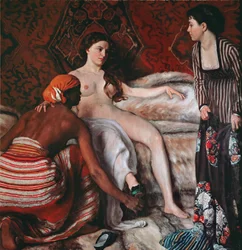 La toilette (olio su tela)