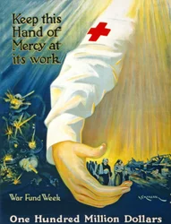 Mantieni questa mano di misericordia al lavoro, Settimana del Fondo di Guerra, Cento Milioni di Dollari, c.1917-20