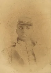 Carta da visita del colonnello Charles Young come cadetto a West Point, 1889
