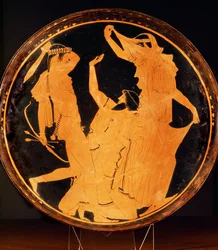 Apollo che uccide Tityos ...