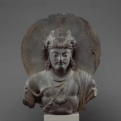 Busto di un Bodhisattva Shakyamuni, 3°-4° secolo