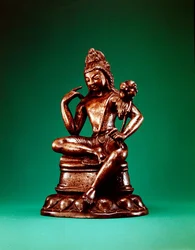 Padmapani Lokeshvara seduto in meditazione, prima metà del VII secolo