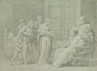 Re Carlo VIII di Francia con il morente Gian Galeazzo Sforza a Pavia, 1775-1860