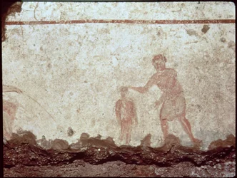 Scena di battesimo, III secolo