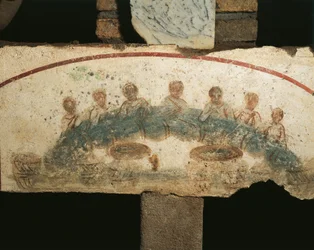 Banchetto eucaristico, Cubicula dei Sacramenti