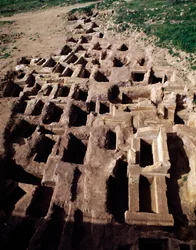 Veduta della necropoli paleocristiana, IV secolo