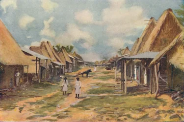 Un villaggio nativo, Panama