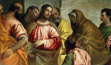 Cristo e la vedova di Nain, 1550-55 circa (olio su tela)