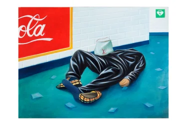 Mythologica n°5: Zeus, 2025 (olio su tavola)