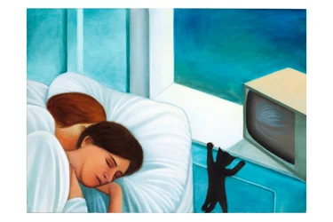 Mythologica n°8: Helen, olio su tavola, 2025 (olio su tavola)