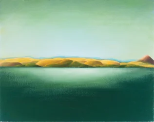 Paysage n°2, 2015 (olio su tavola)