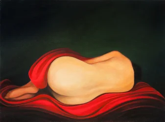 La noia della domenica, 2016 (olio su pannello di legno)
