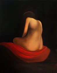 Senza titolo, 2016 (olio su pannello di legno)