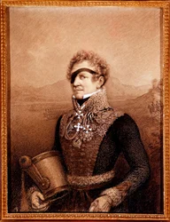 Adam Adalbert, conte di Neipperg Generale e diplomatico austriaco (disegno)