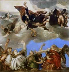 San Marco che premia le virtù teologali