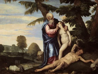 La creazione di Eva, 1570-80