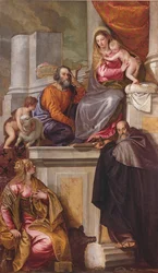 La Sacra Famiglia con San Giovanni Battista, Sant