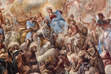 Affreschi raffiguranti la vita di San Cataldo