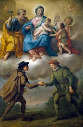 Pace tra le fazioni della città di Benevento, di Paolo de Matteis (1662-1728)