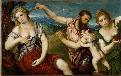Allegoria con Flora, Venere, Marte e Cupido, circa 1560