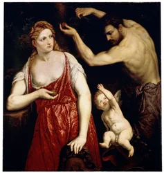 Venere e Marte con Cupido, 1550