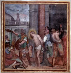 La passione di Cristo, la flagellazione di Gesù