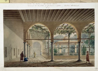Orientalismo: convento dei dervisci e fontana