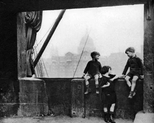 Bankside, intorno al Blackfriars Bridge, Londra, 1926-1927