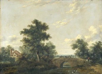 Paesaggio con ponte