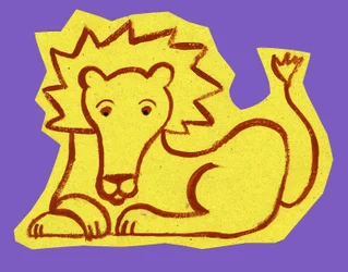 Oroscopo: il segno del Leone. Illustrazione di P. La Porta