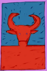 Zoodiaco 3, toro, 2010 ( Acrilico)